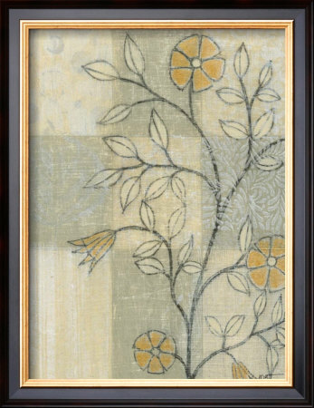Neutral Linen Blossoms I by Norman Wyatt Jr. Pricing Limited Edition Print image