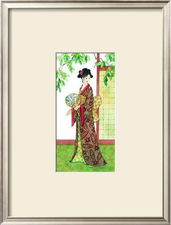 Lady With A Fan by Carolyn Shores-Wright Pricing Limited Edition Print image