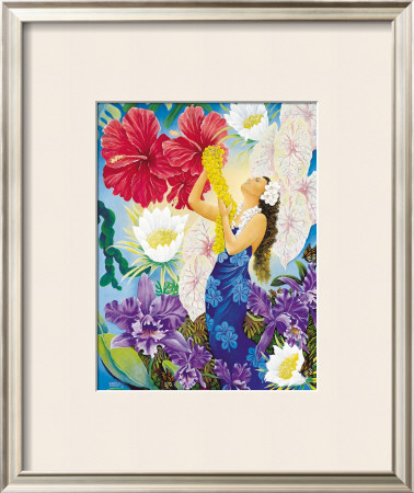 A Lei Of Aloha by Warren Rapozo Pricing Limited Edition Print image