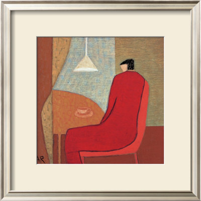 Interior With Seated Figure by Anne Rothenstein Pricing Limited Edition Print image