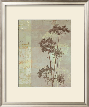 Silver Foliage I by Ella K. Pricing Limited Edition Print image