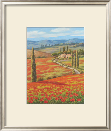 Red Poppy Field by Sung Kim Pricing Limited Edition Print image