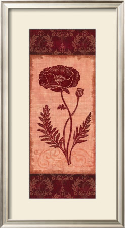 Poppy Silhouette by Delphine Corbin Pricing Limited Edition Print image