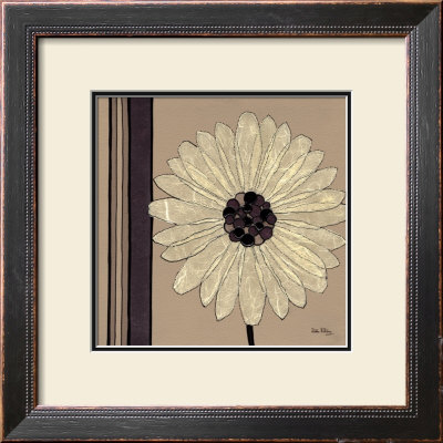 Chic Flower Stripe by Debbie Halliday Pricing Limited Edition Print image