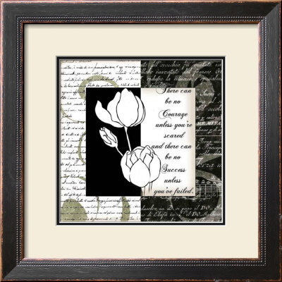 Embossed White Tulips I by Anne Courtland Pricing Limited Edition Print image