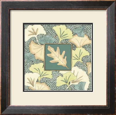 Oak Leaf With Ginkgo Medley by Nancy Slocum Pricing Limited Edition Print image