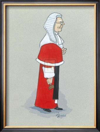 The High Court Judge by Simon Dyer Pricing Limited Edition Print image