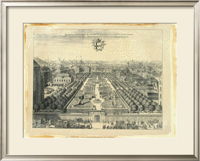 Crackled Formal Garden View I by Eric Dahlbergh Pricing Limited Edition Print image