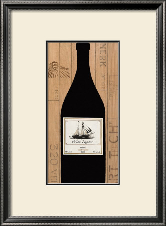 Merlot Silhouette by Marco Fabiano Pricing Limited Edition Print image
