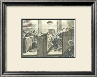 Attentive Jury by William Sharp Pricing Limited Edition Print image