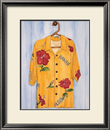 Hawaiian Shirt, Hibiscus by Mary Spears Pricing Limited Edition Print image