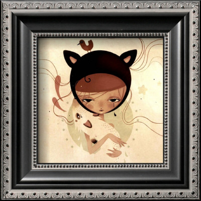 Mon Renard Blanc by Candy Bird Pricing Limited Edition Print image