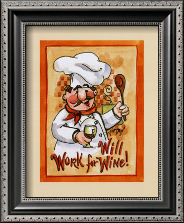 Will Work For Wine by Jerianne Van Dijk Pricing Limited Edition Print image