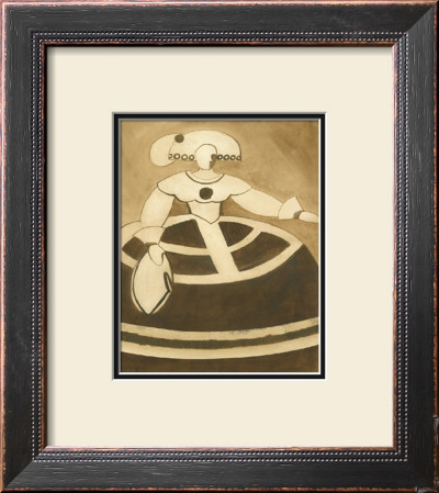 Women In Brown Dress by Pierre Vermont Pricing Limited Edition Print image