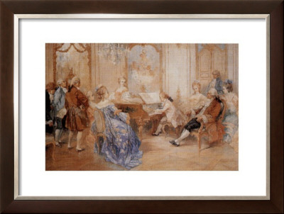 Recital A La Cour by V. De Paredes Pricing Limited Edition Print image