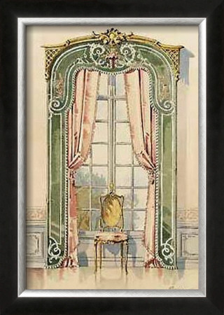 French Windows And Curtains by Francois Chopin Pricing Limited Edition Print image