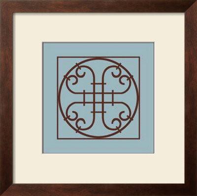 Chocolate And Blue Ironwork Iv by Chariklia Zarris Pricing Limited Edition Print image
