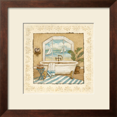 Ocean View Bath Ii by Charlene Winter Olson Pricing Limited Edition Print image
