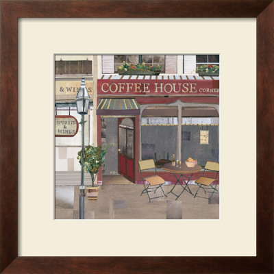 Coffee House Corner by Katherine & Elizabeth Pope Pricing Limited Edition Print image