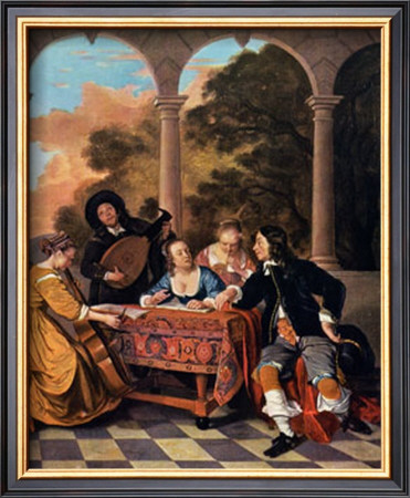 Compagnie Faisant De La Musique by Jacob Van Loo Pricing Limited Edition Print image