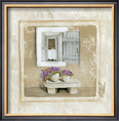 Window And Stone Bench by Véronique Didier-Laurent Pricing Limited Edition Print image