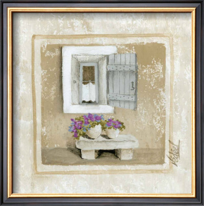 Window And Stone Bench by Veronique Didier-Laurent Pricing Limited Edition Print image