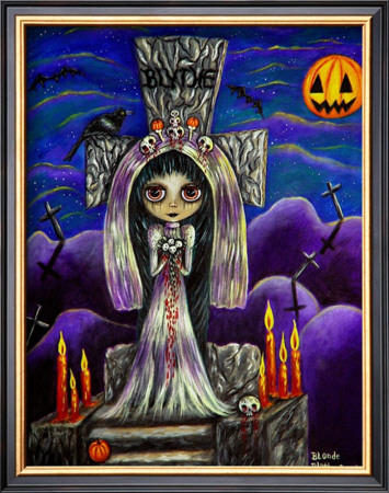 Halloween Suicide Bride by Blonde Blythe Pricing Limited Edition Print image