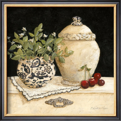 Cherry Still Life by Charlene Winter Olson Pricing Limited Edition Print image