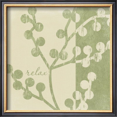 Green And Cream Relax by Jennifer Pugh Pricing Limited Edition Print image