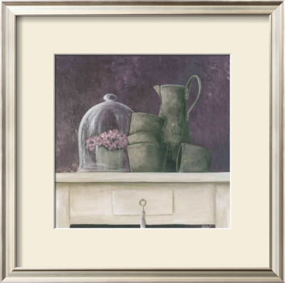 Orthensias Et Fond Violet by Veronique Didier-Laurent Pricing Limited Edition Print image