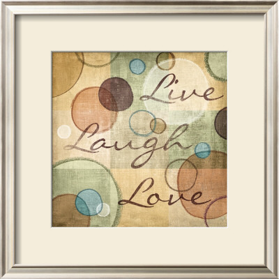 Live Laugh Love by N. Harbick Pricing Limited Edition Print image