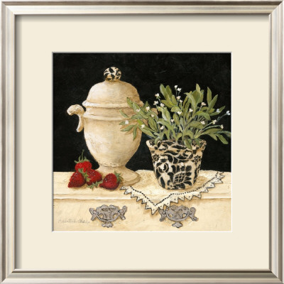 Strawberry Still Life by Charlene Winter Olson Pricing Limited Edition Print image