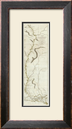 Course Of The River Mississipi, From The Balise To Fort Chartres, C.1775 by Lieutenant Ross Pricing Limited Edition Print image