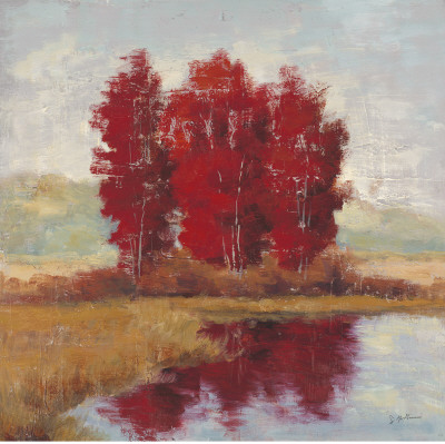 Scarlet Reflections by Jill Schultz Mcgannon Pricing Limited Edition Print image