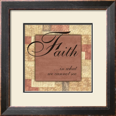 Words To Live By, Faith by Angela D'amico Pricing Limited Edition Print image