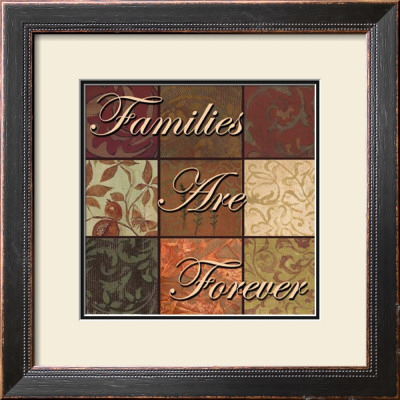 Words To Live By, Families Are Forever by Smith-Haynes Pricing Limited Edition Print image