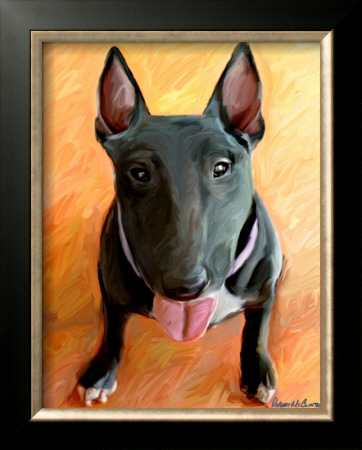 Bull Terrier Rhino by Robert Mcclintock Pricing Limited Edition Print image