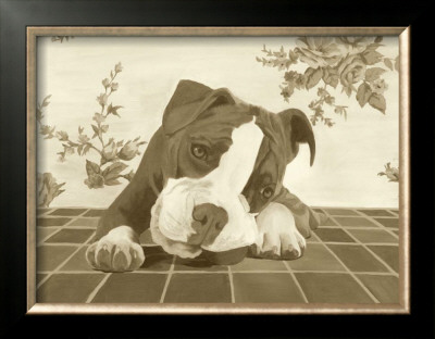 Sepia Dog I by Kelly Walker Pricing Limited Edition Print image