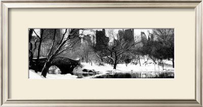 Love Bridge In Central Park, Winter by Igor Maloratsky Pricing Limited Edition Print image