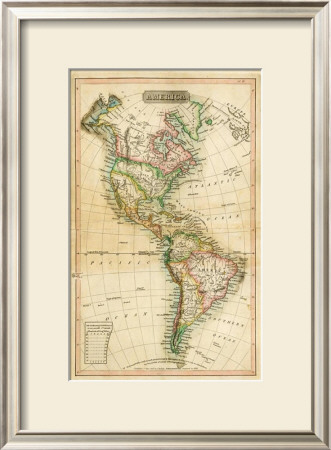 America, C.1820 by John Melish Pricing Limited Edition Print image