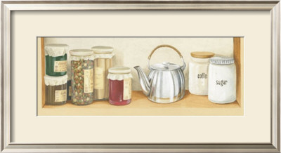 Shelf With Coffee And Sugar by Steven Norman Pricing Limited Edition Print image