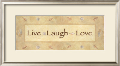 Live, Laugh, Love by Bell Pricing Limited Edition Print image