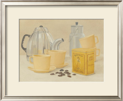 Cups, Saucers, And Chocolat by Mar Alonso Pricing Limited Edition Print image