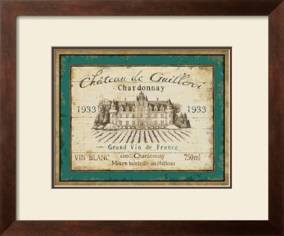 French Wine Label Iv by Daphne Brissonnet Pricing Limited Edition Print image