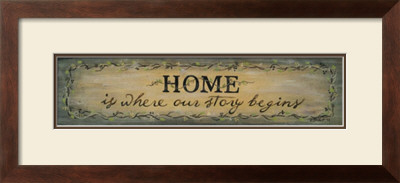 Home Is Where Our Story Begins by Karen Tribett Pricing Limited Edition Print image