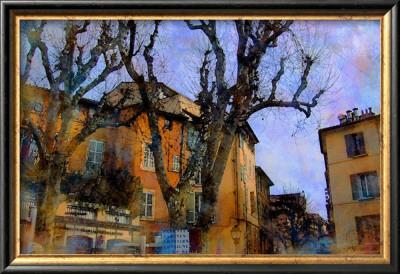 Old Poplars, France by Nicolas Hugo Pricing Limited Edition Print image
