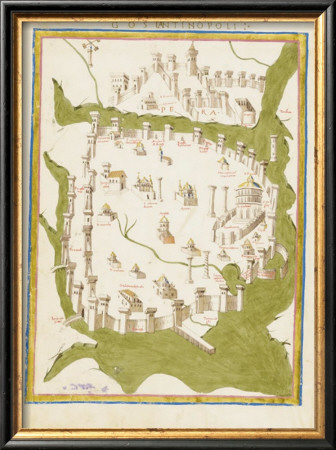 City Map, Constantinople by Ptolemy Pricing Limited Edition Print image