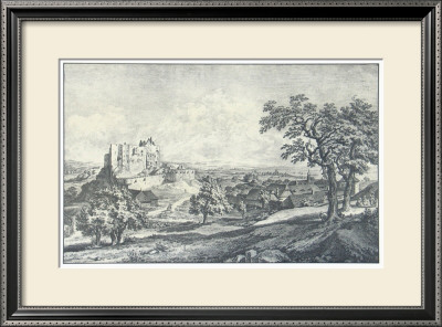 Ruin Of The Castle Liechtenstein by Johann Christian Brand Pricing Limited Edition Print image