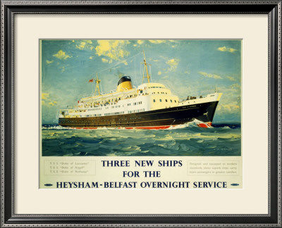 Three New Ships by L A Wilcox Pricing Limited Edition Print image