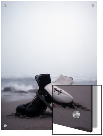 Ice Skates In The Surf, Atlantic Ocean, Montauk, New York by R.K. Pricing Limited Edition Print image